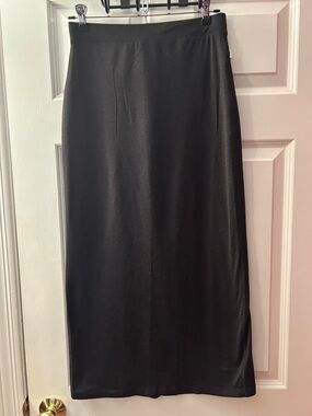 Vuori Halo Column Maxi Skirt-Black-No Size Tag XS-S